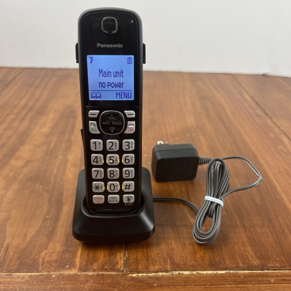 Panasonic KX-TGFA51B Cordless Phone Handset Charger Base AC Adapter Tested